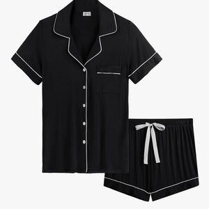 Joyaria black pajama set size large